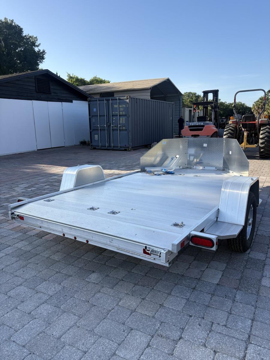 Aluma MC21 Aluma 1-Place Motorcycle 10 SA Utility Trailer RAMP RTD Image 3