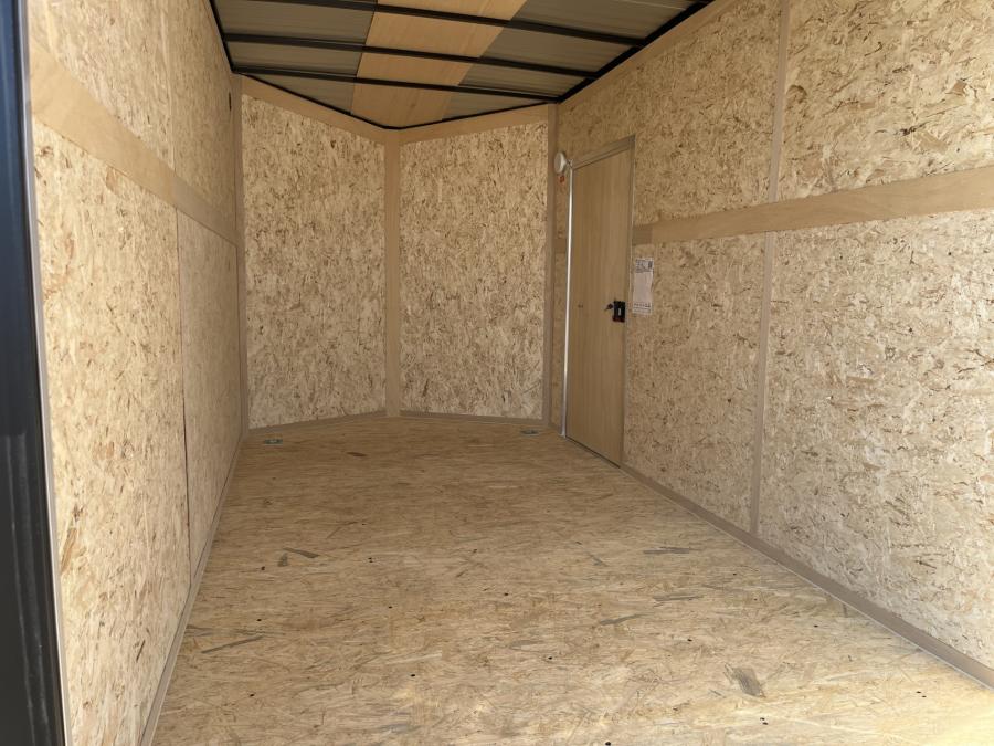 7X14 7X14 V NOSE ENCLOSED STD RAMP DOOR 7K BY CARRY ON Image 3
