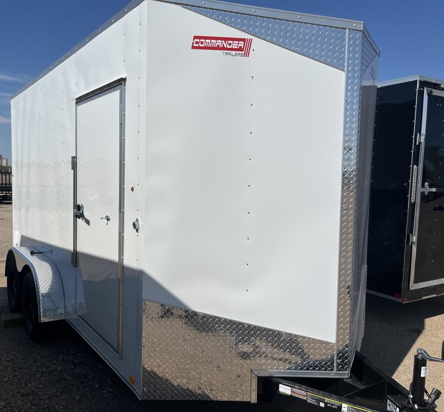 7X14 7X14 V NOSE ENCLOSED STD RAMP DOOR 7K BY CARRY ON Image 0