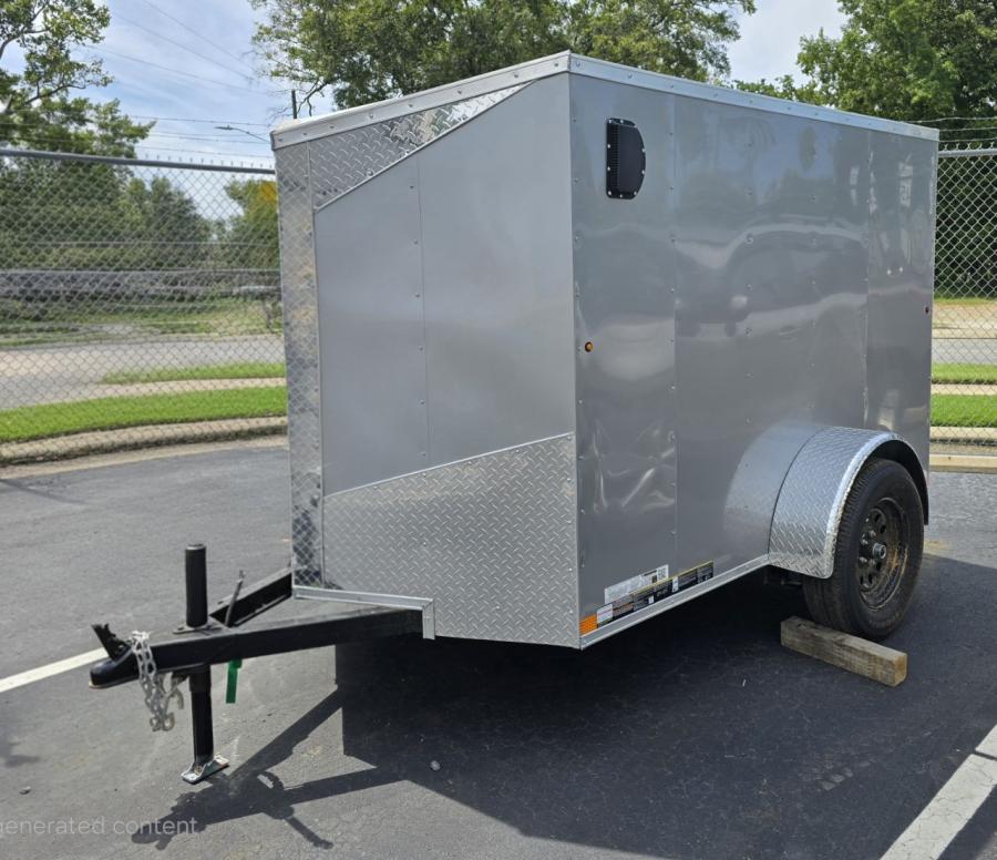 5X8C 5X8 V NOSE ENCLOSED STD RAMP DOOR 3K BY CARRY ON Image 0