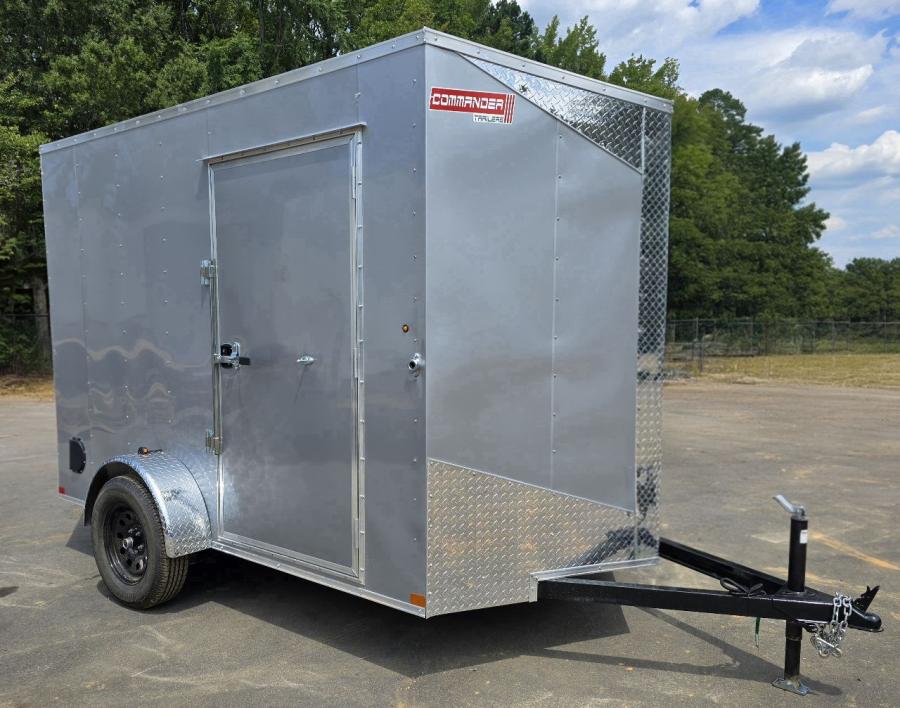 6X10 6X10 V NOSE ENCLOSED STD RAMP DOOR 3K BY CARRY ON Image 0