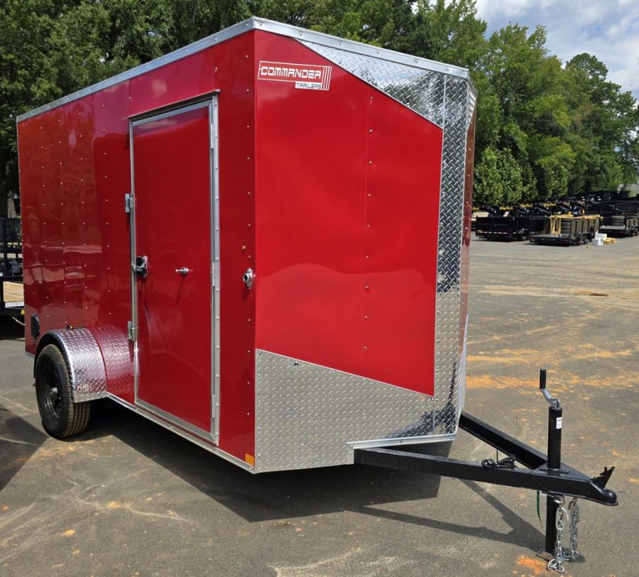 6X12 6X12 V NOSE ENCLOSED STD RAMP DOOR 7K BY CARRY ON Image 0