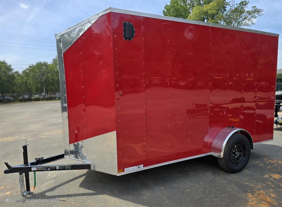 6X12 6X12 V NOSE ENCLOSED STD RAMP DOOR 7K BY CARRY ON Image 1