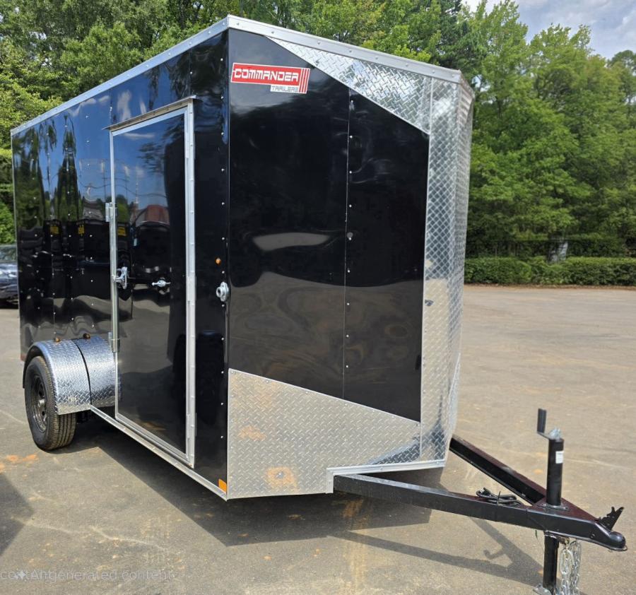 6X12 6X12 V NOSE ENCLOSED STD RAMP DOOR 7K BY CARRY ON image 0