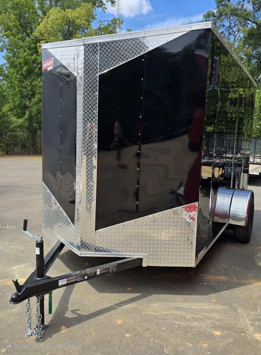 6X12 6X12 V NOSE ENCLOSED STD RAMP DOOR 7K BY CARRY ON image 1