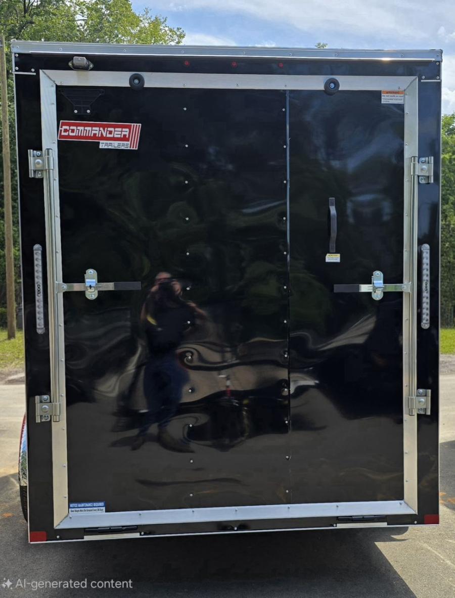 6X12 6X12 V NOSE ENCLOSED STD RAMP DOOR 7K BY CARRY ON image 2