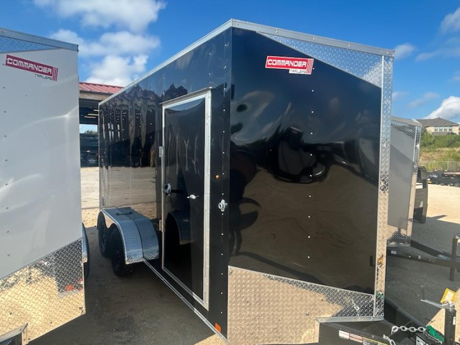 7X14 7X14 V NOSE ENCLOSED STD RAMP DOOR 7K BY CARRY ON Image 1