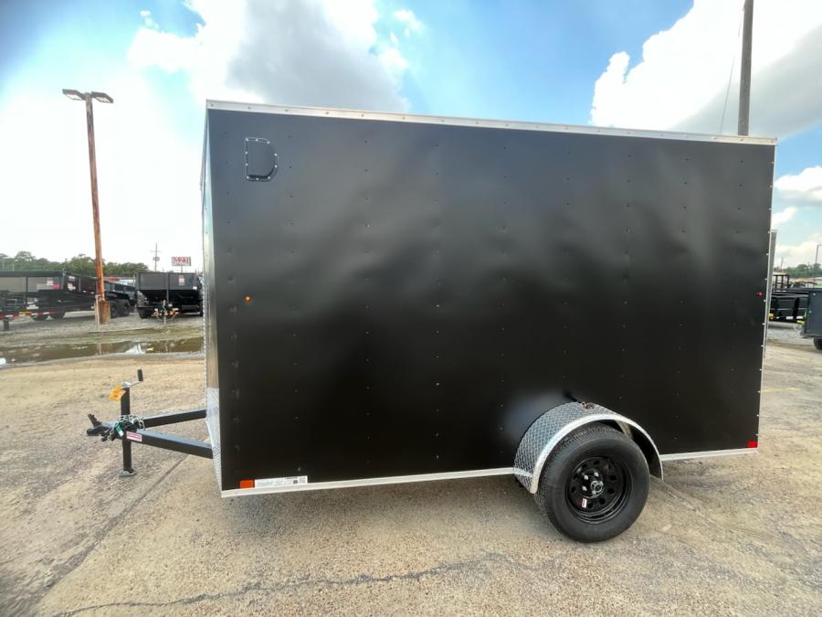 6X12 V NOSE ENCLOSED STD RAMP DOOR 7K BY CARRY ON Image 1