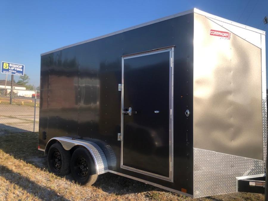 7X14 7X14 V NOSE ENCLOSED STD RAMP DOOR 7K BY CARRY ON 001905 Image 1