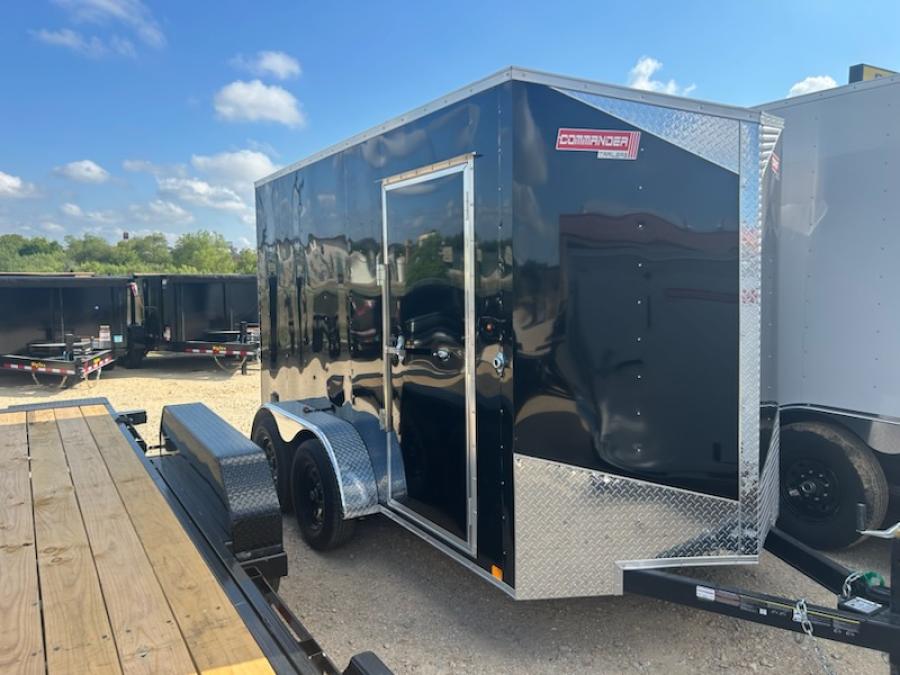 6X12 6X12 V NOSE ENCLOSED STD RAMP DOOR 7K BY CARRY ON Image 1