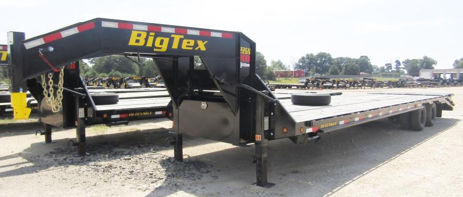 Big Tex 25GN, Gooseneck, 102" x 30', 25.9K, Dovetail, Mega Ramps Image 0