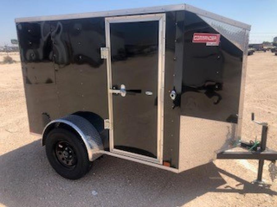 5X8C 5X8 V NOSE ENCLOSED STD RAMP DOOR 3K BY CARRY ON Image 1