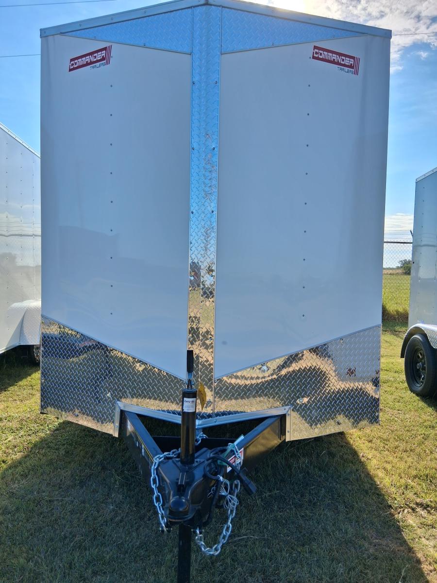 7X16 7X16 V NOSE ENCLOSED STD RAMP DOOR 7K BY CARRY ON Image 1
