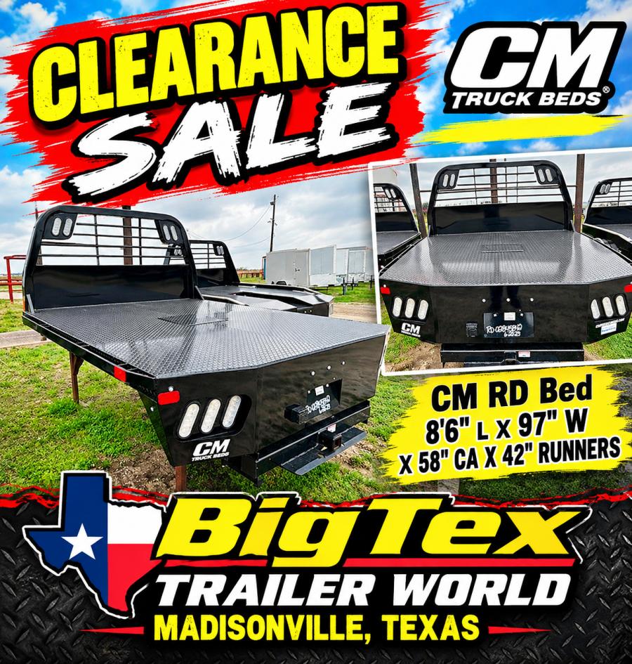 CM RD BED 8'6" L X 97" W X 58" CA X 42" RUNNERS Image 0