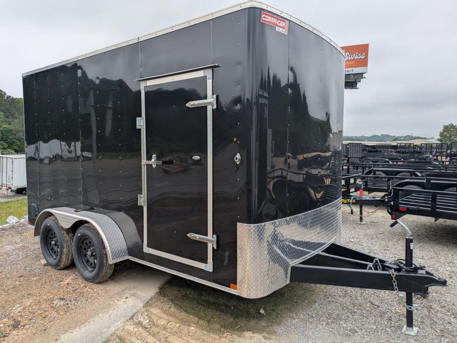 7X16 7X16 V NOSE ENCLOSED STD RAMP DOOR 7K BY CARRY ON Image 0