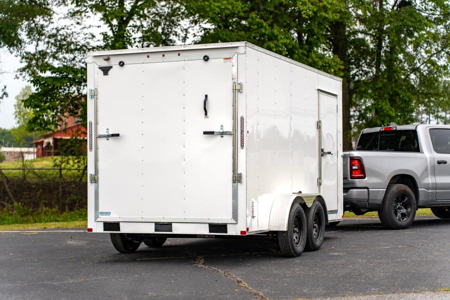 7X14 7X14 V NOSE ENCLOSED STD RAMP DOOR 7K BY CARRY ON Image 0