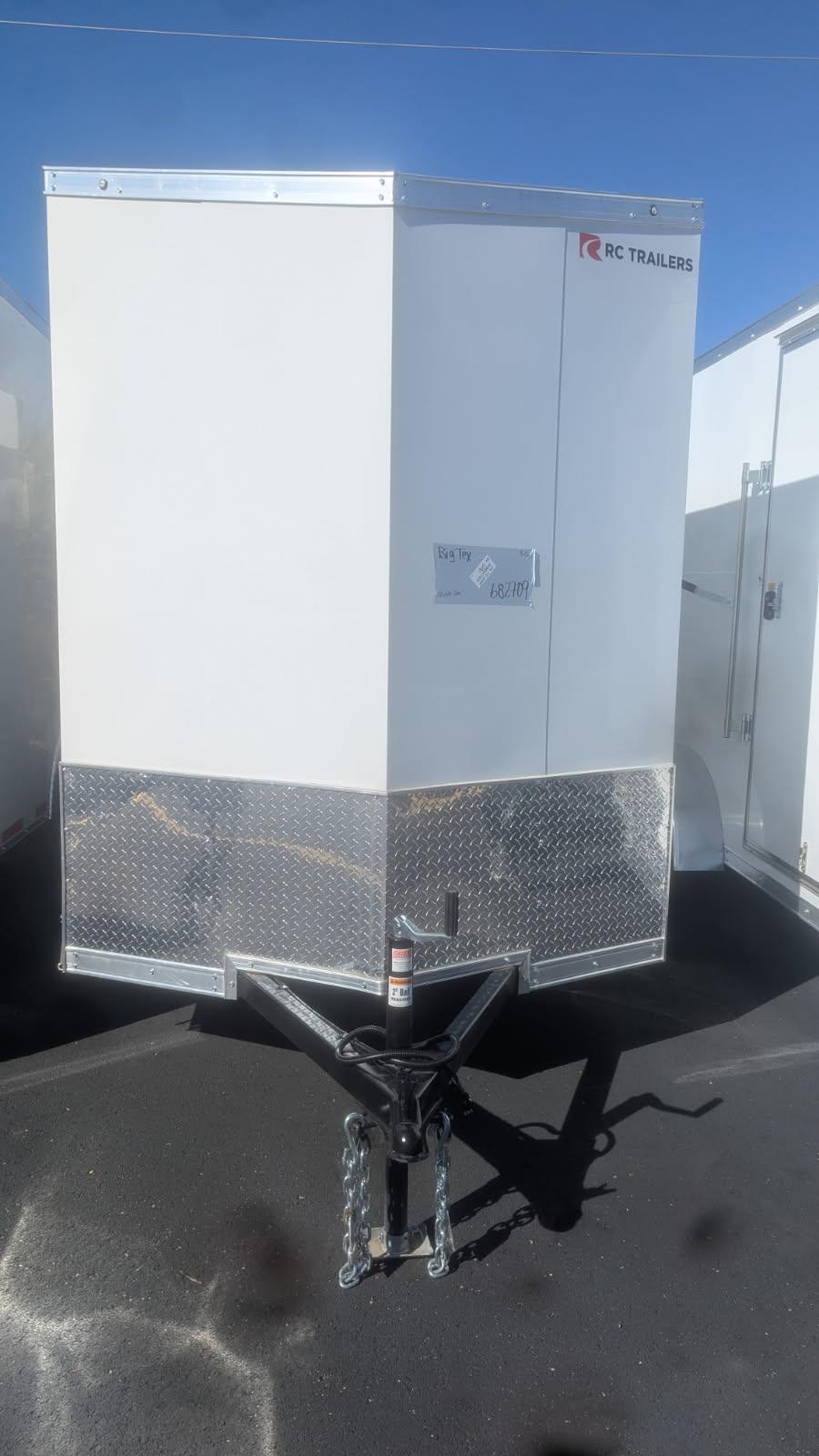 RDLX RDLX 6 x 10 SA FLAT TOP WEDG ENCLOSED TRAILER BY RC Image 0