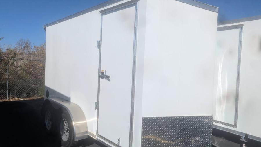 RDLX RDLX 6 x 10 SA FLAT TOP WEDG ENCLOSED TRAILER BY RC Image 1