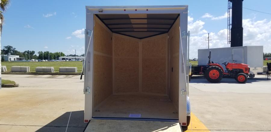 6X10 6X10 V NOSE ENCLOSED STD RAMP DOOR 3K BY CARRY ON Image 1