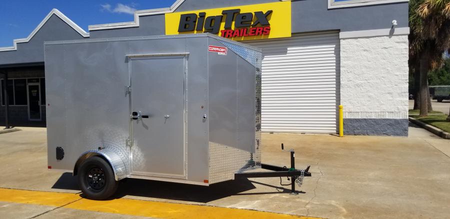 6X10 6X10 V NOSE ENCLOSED STD RAMP DOOR 3K BY CARRY ON Image 4