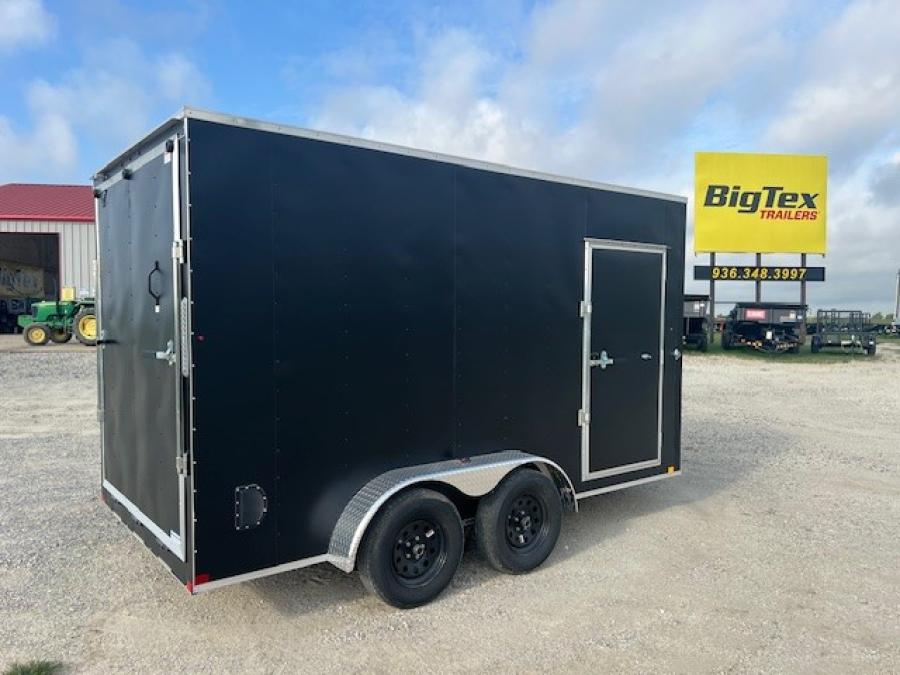 7X14 V NOSE ENCLOSED STD RAMP DOOR 7K BY CARRY ON Image 1