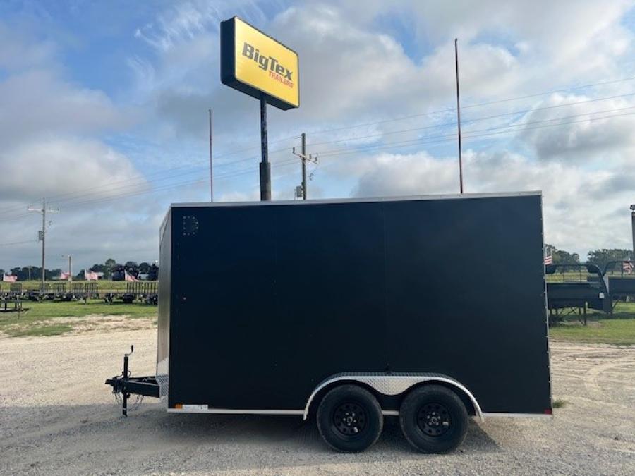 7X14 V NOSE ENCLOSED STD RAMP DOOR 7K BY CARRY ON Image 4