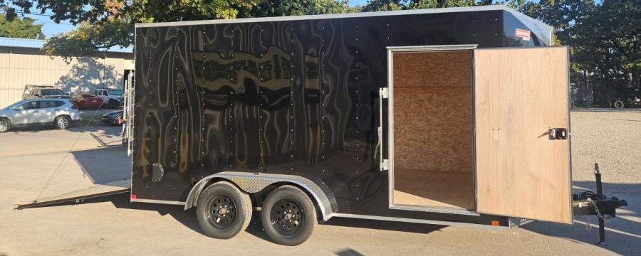 7X16 V NOSE ENCLOSED STD RAMP DOOR 7K BY CARRY ON Image 2