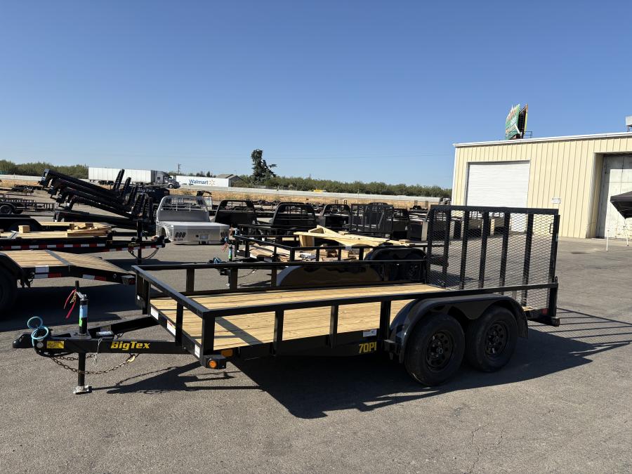 Big Tex 70PI 7K TAND SQ TU UTL 83"x14 BLK Image 0