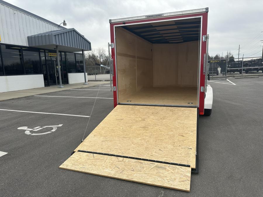 RWT7 RWT 7 x 14 TA FLAT TOP WEDGE ENCLOSED TRAILER BY RC Image 2