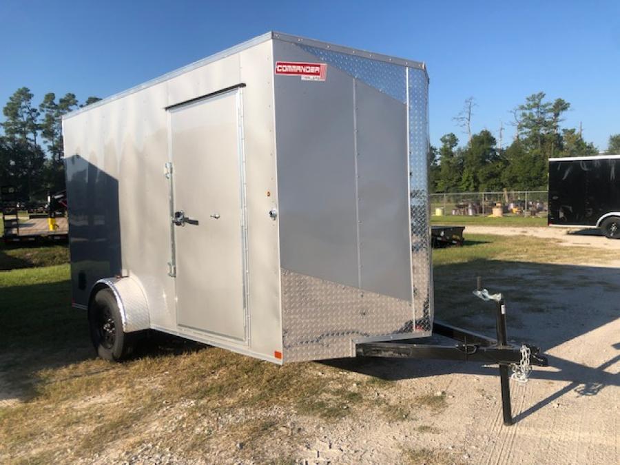 6X12 6X12 V NOSE ENCLOSED STD RAMP DOOR 7K BY CARRY ON 005308 Image 1