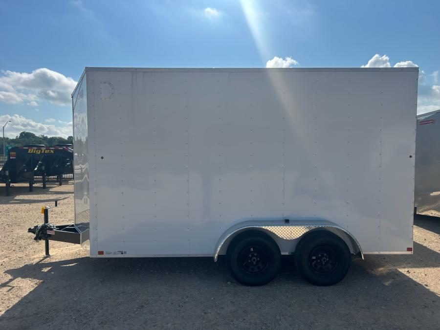 7X14 7X14 V NOSE ENCLOSED STD RAMP DOOR 7K BY CARRY ON Image 2