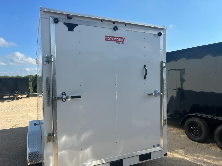 7X14 7X14 V NOSE ENCLOSED STD RAMP DOOR 7K BY CARRY ON Image 3