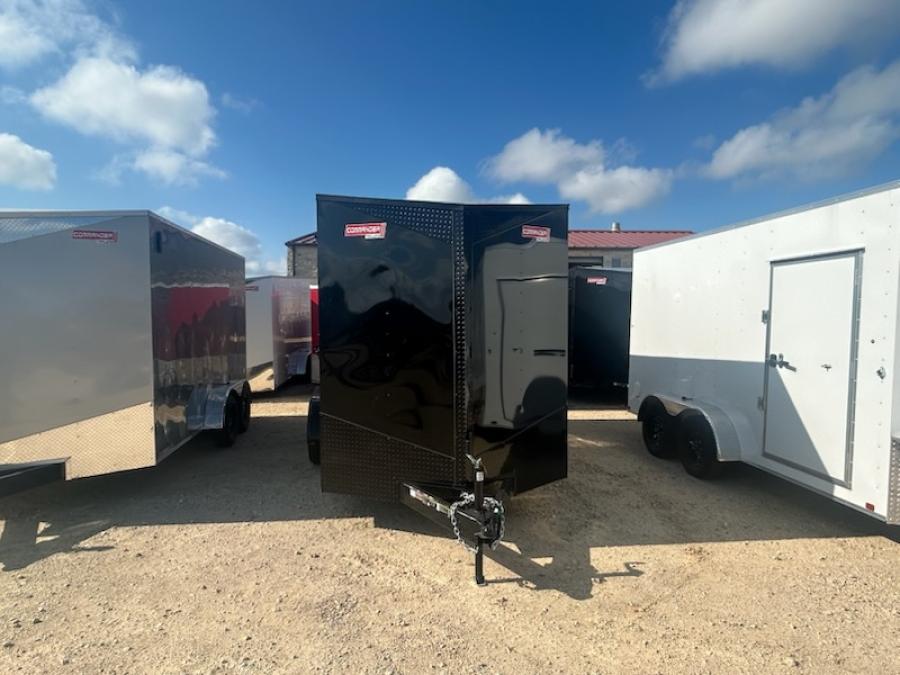 7X14 7X14 V NOSE ENCLOSED STD RAMP DOOR 7K BY CARRY ON Image 1