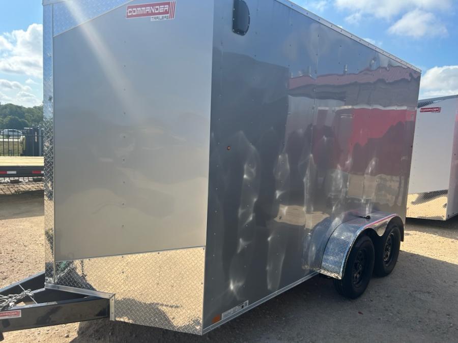 7X14 7X14 V NOSE ENCLOSED STD RAMP DOOR 7K BY CARRY ON Image 2