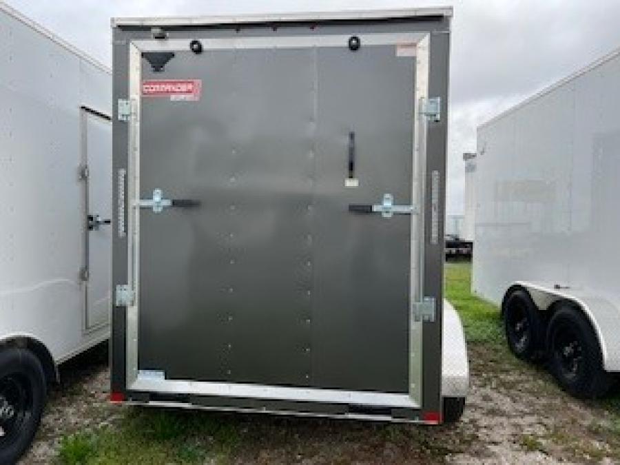 7X12 7X12 V NOSE ENCLOSED STD RAMP DOOR 7K BY CARRY ON Image 2