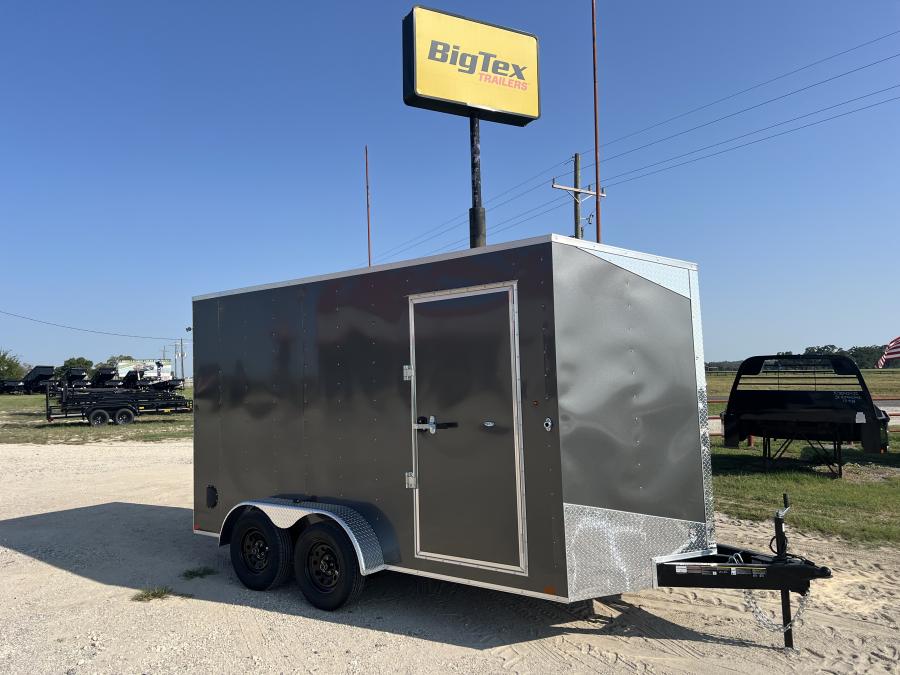 7X14 V NOSE ENCLOSED STD RAMP DOOR 7K BY CARRY ON Image 0