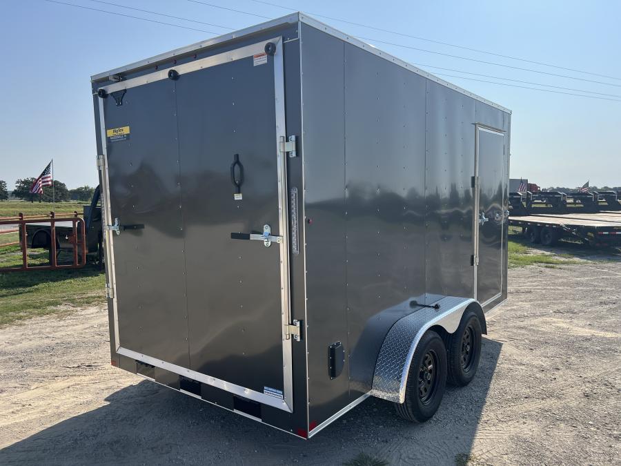 7X14 V NOSE ENCLOSED STD RAMP DOOR 7K BY CARRY ON Image 3