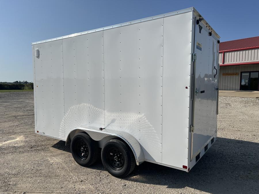 7X14 V NOSE ENCLOSED STD RAMP DOOR 7K BY CARRY ON Image 2