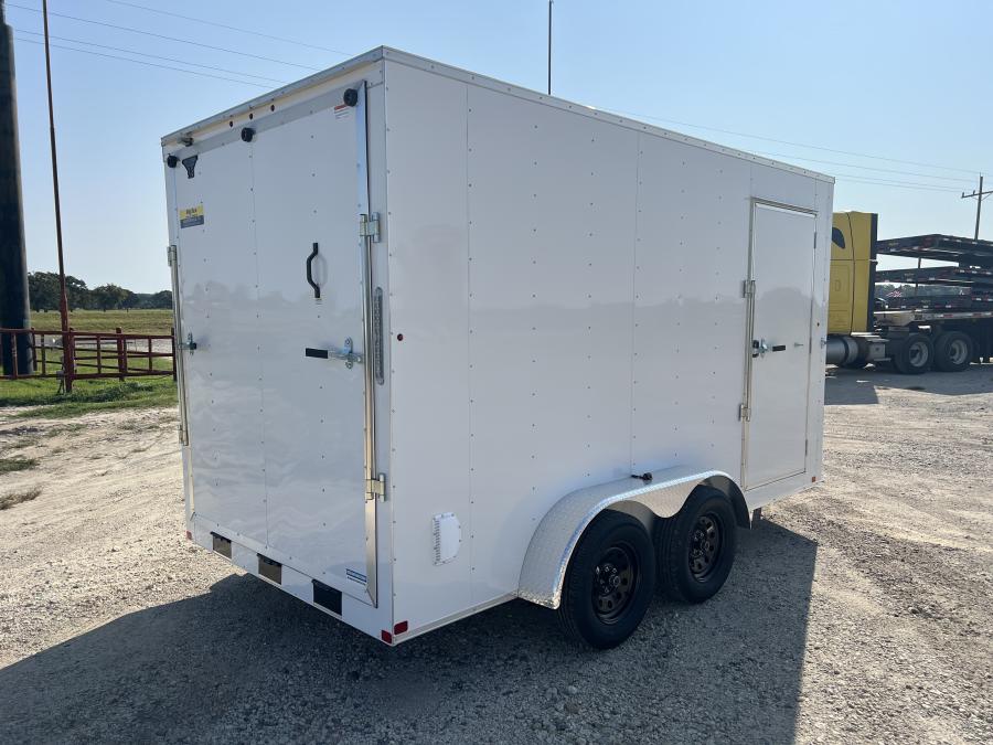 7X14 V NOSE ENCLOSED STD RAMP DOOR 7K BY CARRY ON Image 3