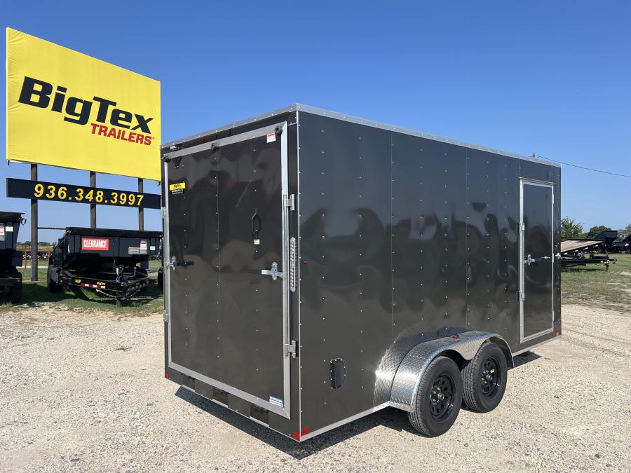 7X16 V NOSE ENCLOSED STD RAMP DOOR 7K BY CARRY ON Image 1