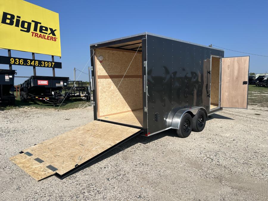 7X16 V NOSE ENCLOSED STD RAMP DOOR 7K BY CARRY ON Image 4