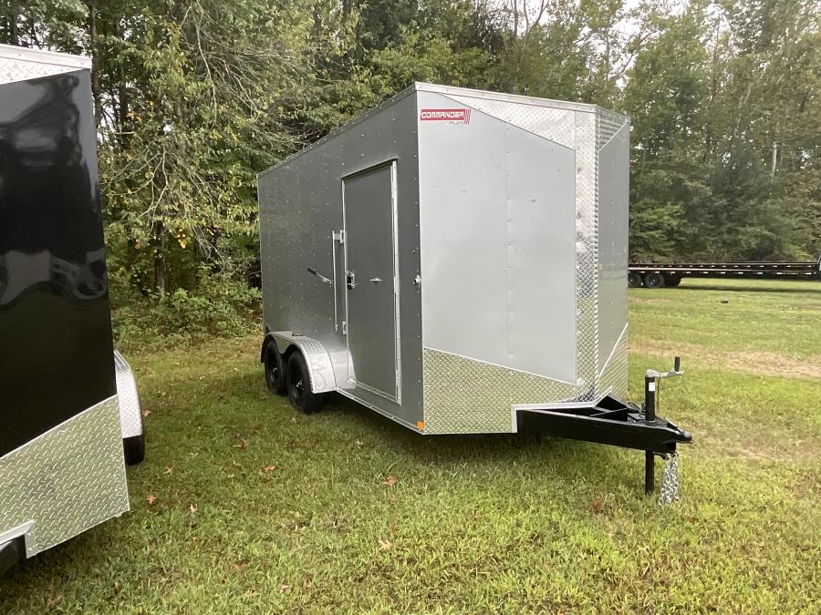 7X14 7X14 V NOSE ENCLOSED STD RAMP DOOR 7K BY CARRY ON Image 1