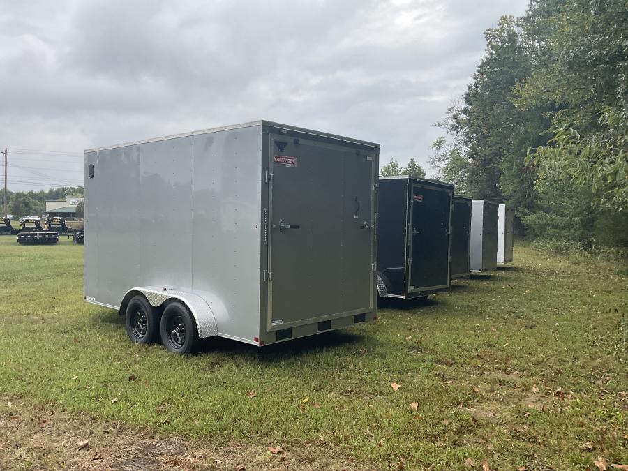 7X14 7X14 V NOSE ENCLOSED STD RAMP DOOR 7K BY CARRY ON Image 2