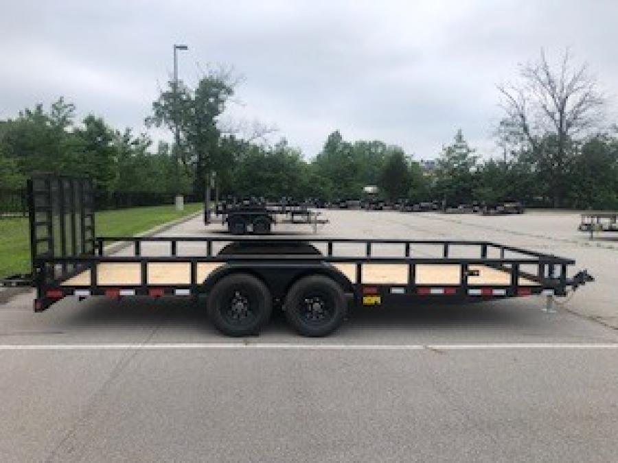 Big Tex 10PI, Utility, 83" x 18', 9.9K, 4' Ramp Gate Image 1