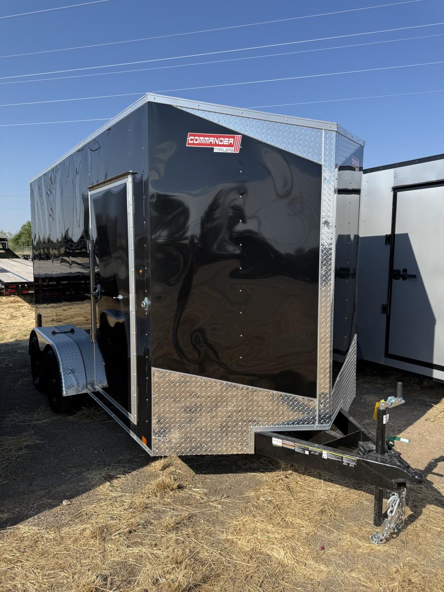 7X14 7X14 V NOSE ENCLOSED STD RAMP DOOR 7K BY CARRY ON Image 0