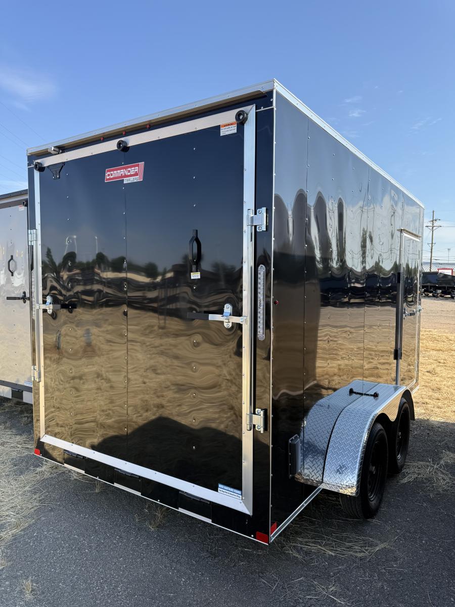 7X14 7X14 V NOSE ENCLOSED STD RAMP DOOR 7K BY CARRY ON Image 1