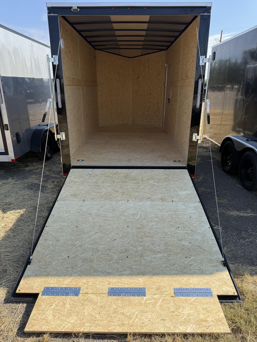 7X14 7X14 V NOSE ENCLOSED STD RAMP DOOR 7K BY CARRY ON Image 2
