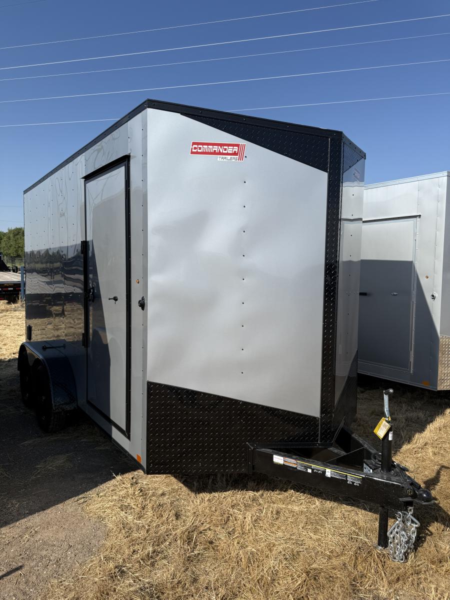 7X14 7X14 V NOSE ENCLOSED STD RAMP DOOR 7K BY CARRY ON Image 0