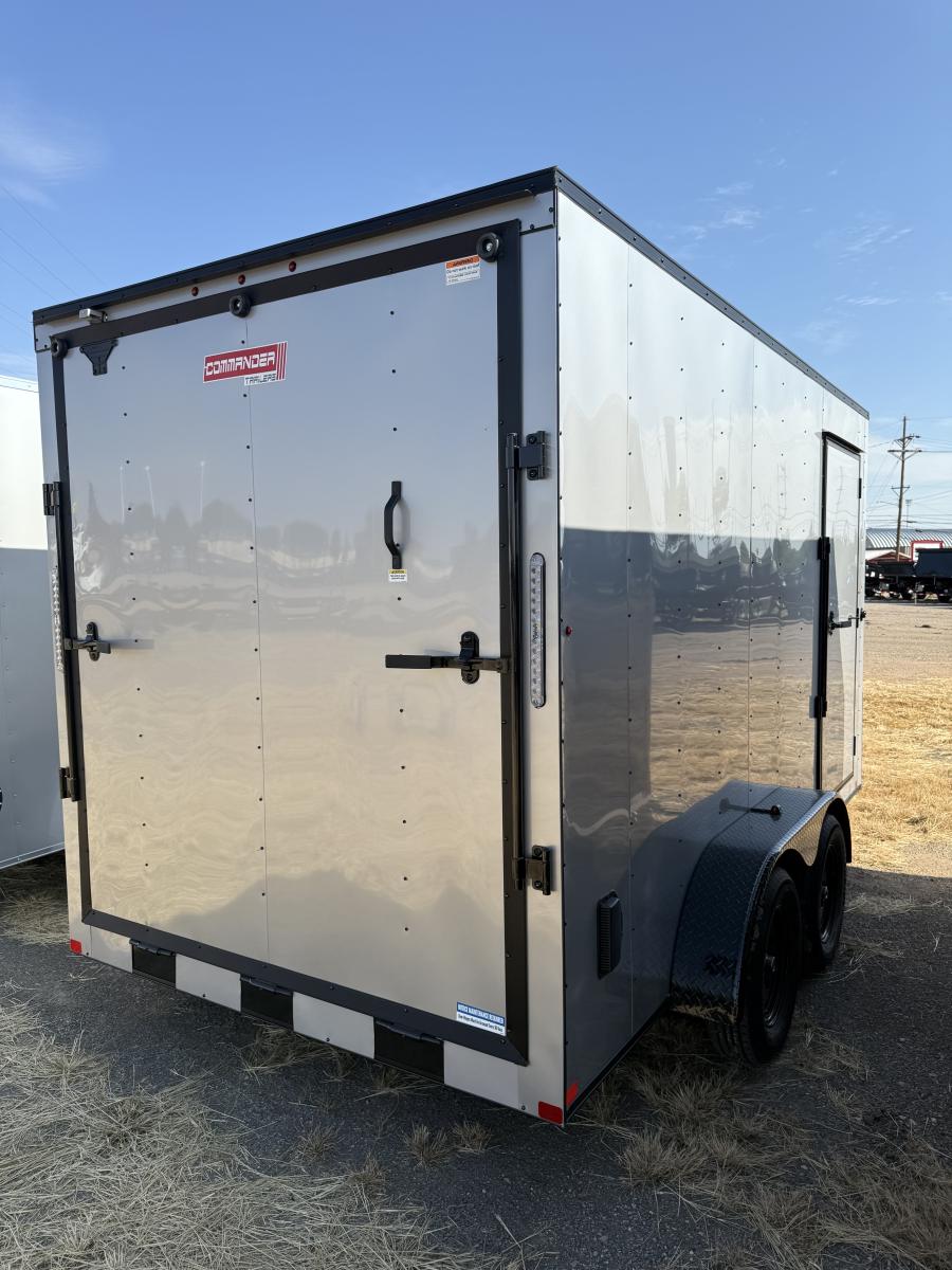 7X14 7X14 V NOSE ENCLOSED STD RAMP DOOR 7K BY CARRY ON Image 1