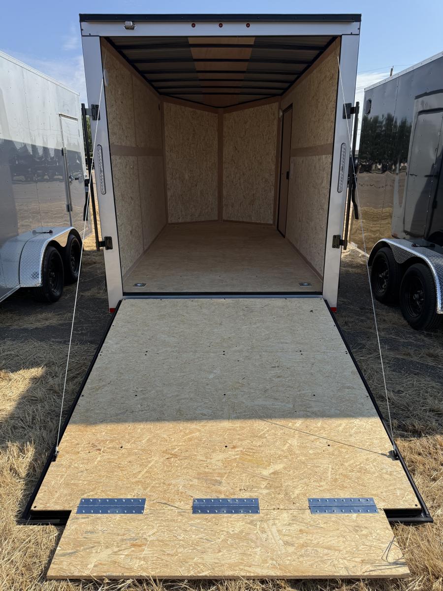 7X14 7X14 V NOSE ENCLOSED STD RAMP DOOR 7K BY CARRY ON Image 2